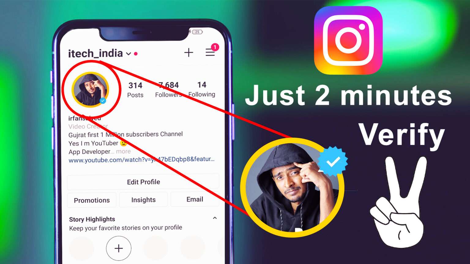 How do you get a blue tick on Instagram? iTech